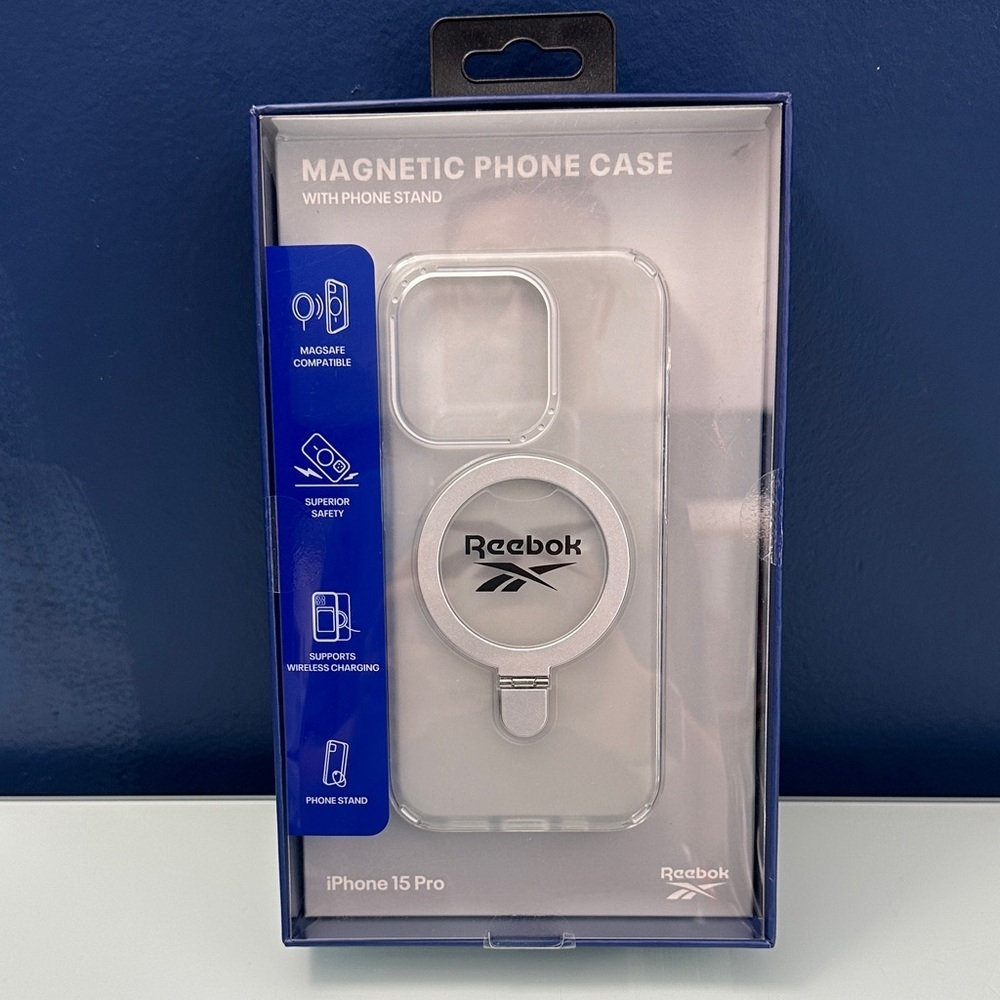 NWT Reebok Phone Case with Phone Stand
